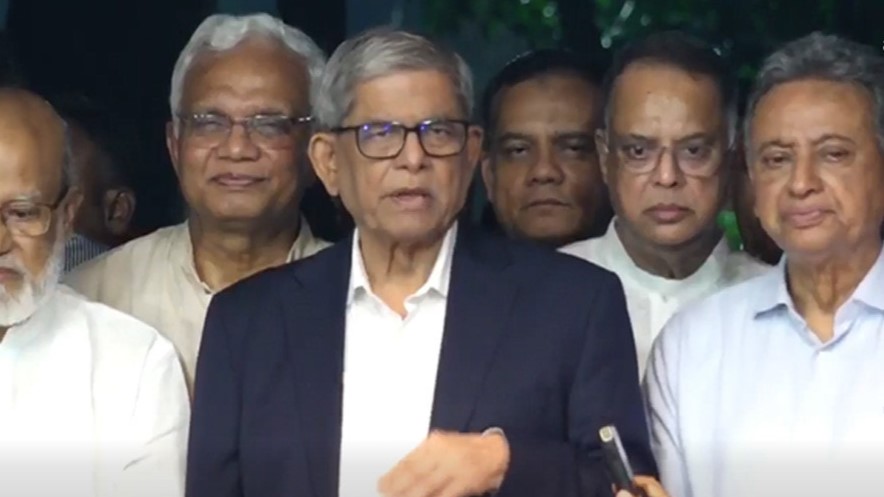 প্রধান উপদেষ্টার সঙ্গে বৈঠক শেষে জাতীয় পার্টি নিয়ে যা বললেন ফখরুল